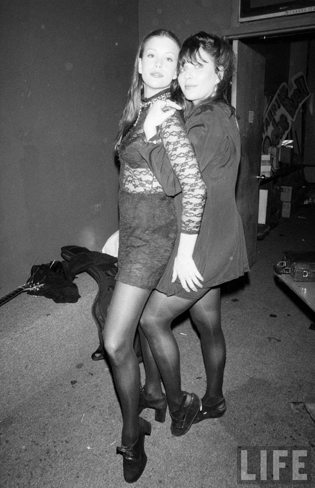 with mom - Bebe Buell