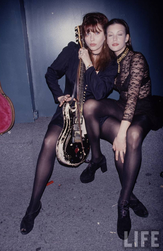 with mom - Bebe Buell