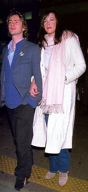 with fiance - Royston Langdon