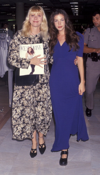 with mom - Bebe Buell