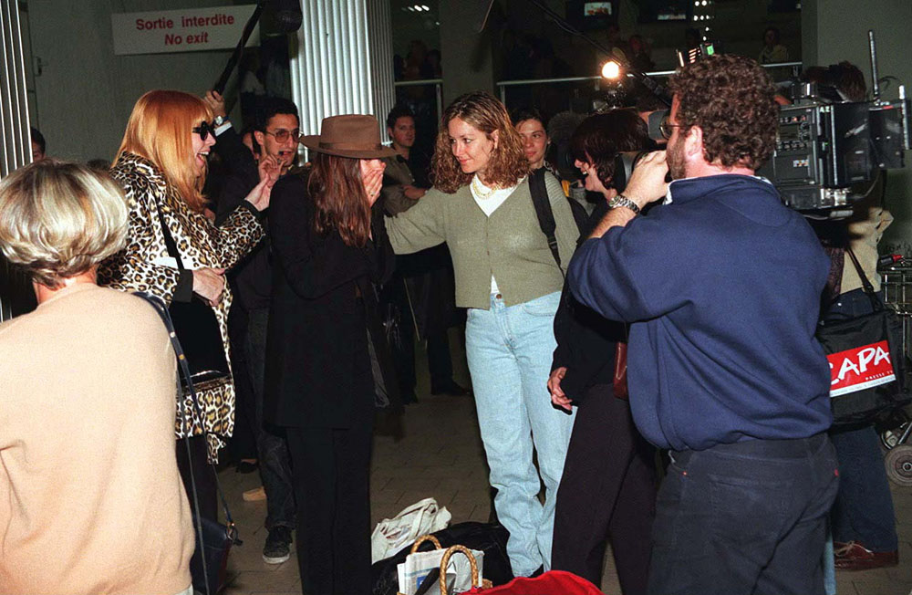 with mom - Bebe Buell