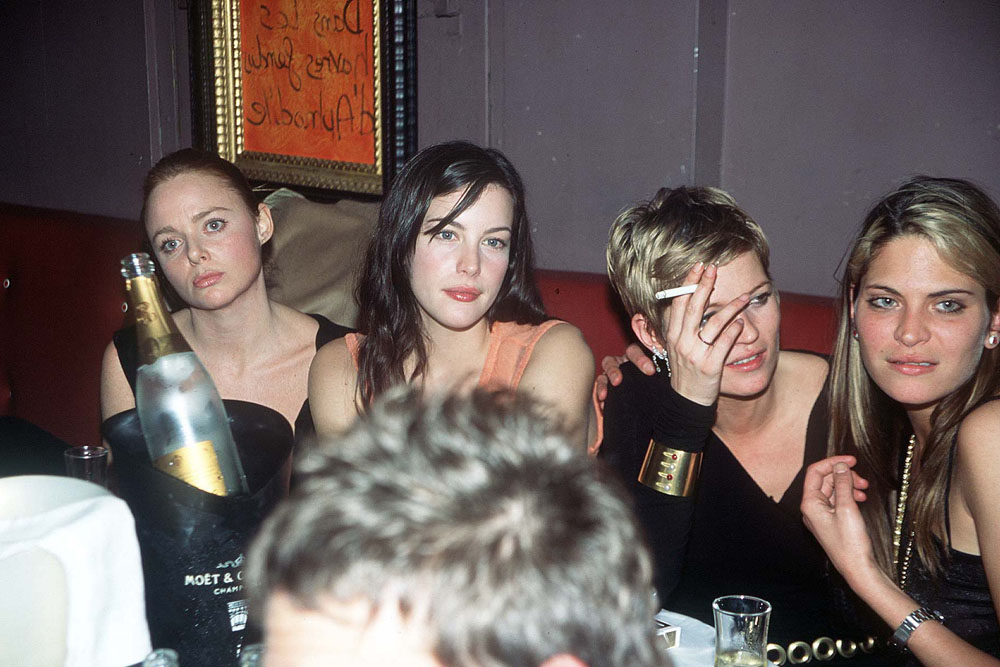With Stella McCartney, Kate Moss and Frankie Rayder