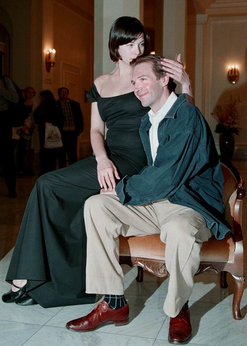 with Ralph Fiennes