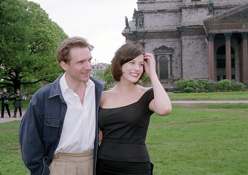with Ralph Fiennes
