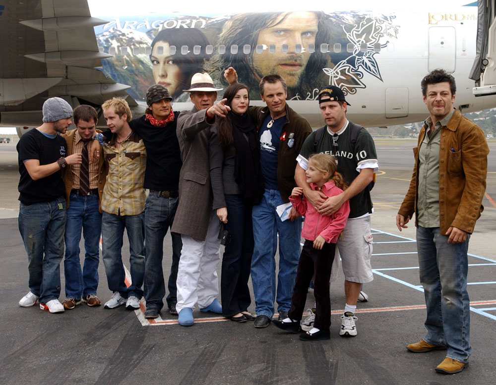 with LOTR cast