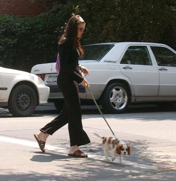 with Neal the dog