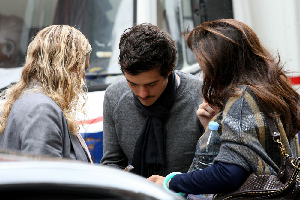 with Orlando Bloom