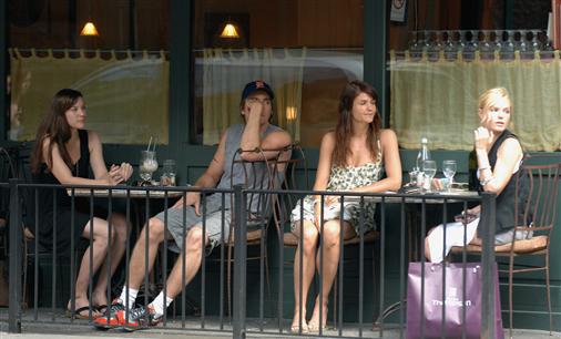 with Dax Shepard, Helena Christensen and Kate Bosworth