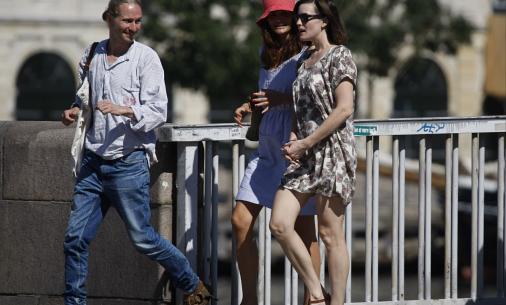 with Helena Christensen