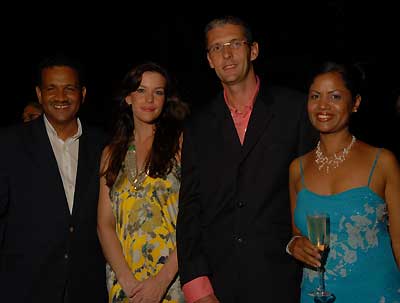 with Clency Romeo, Pascal Dupuis and Corinne Laurette