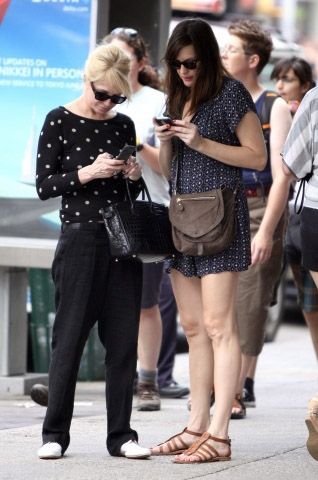 with Ellen Barkin