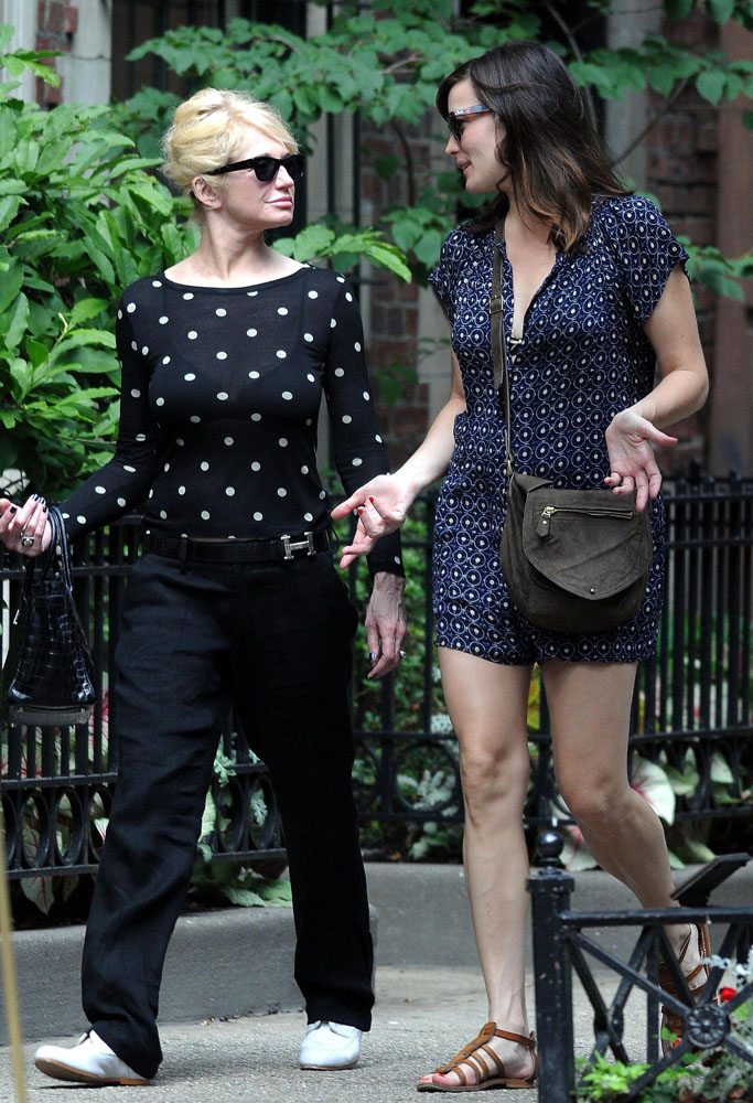 with Ellen Barkin