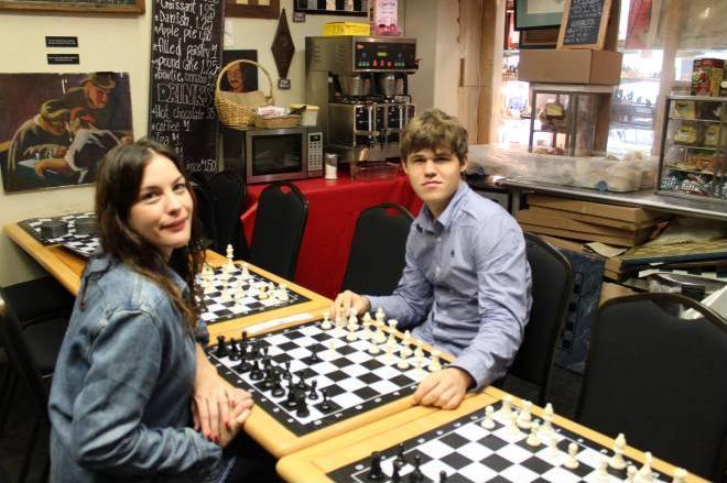 with Magnus Carlsen