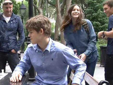 with Magnus Carlsen