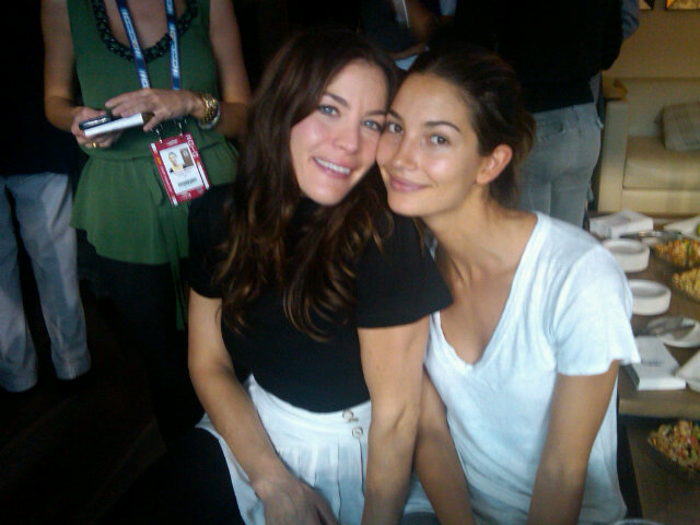 with Lily Aldridge
