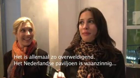 visiting the Dutch pavilion