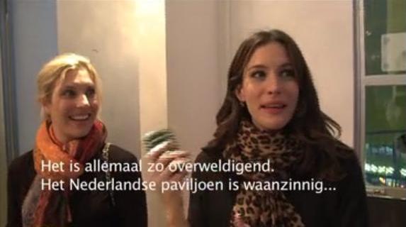 visiting the Dutch pavilion