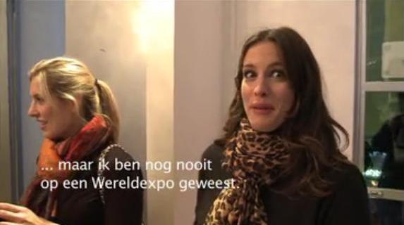 visiting the Dutch pavilion