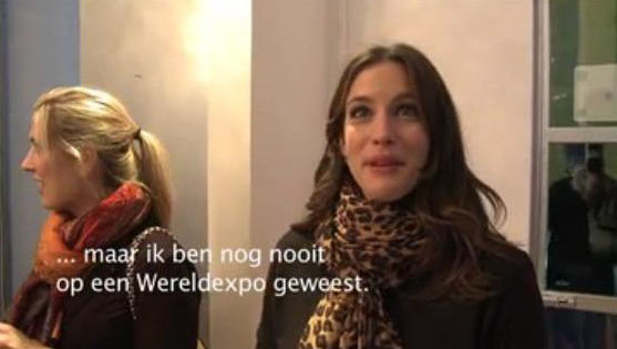 visiting the Dutch pavilion