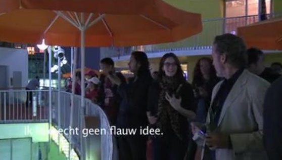 visiting the Dutch pavilion