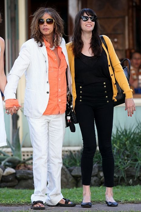 with dad Steven Tyler