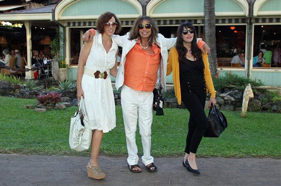 with Erin Brady and dad Steven Tyler