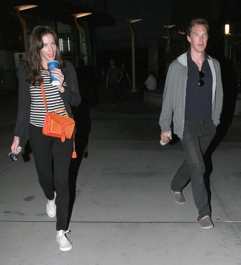 with Benedict Cumberbatch