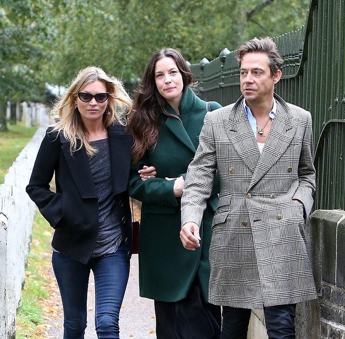 with Kate Moss and Jamie Hince