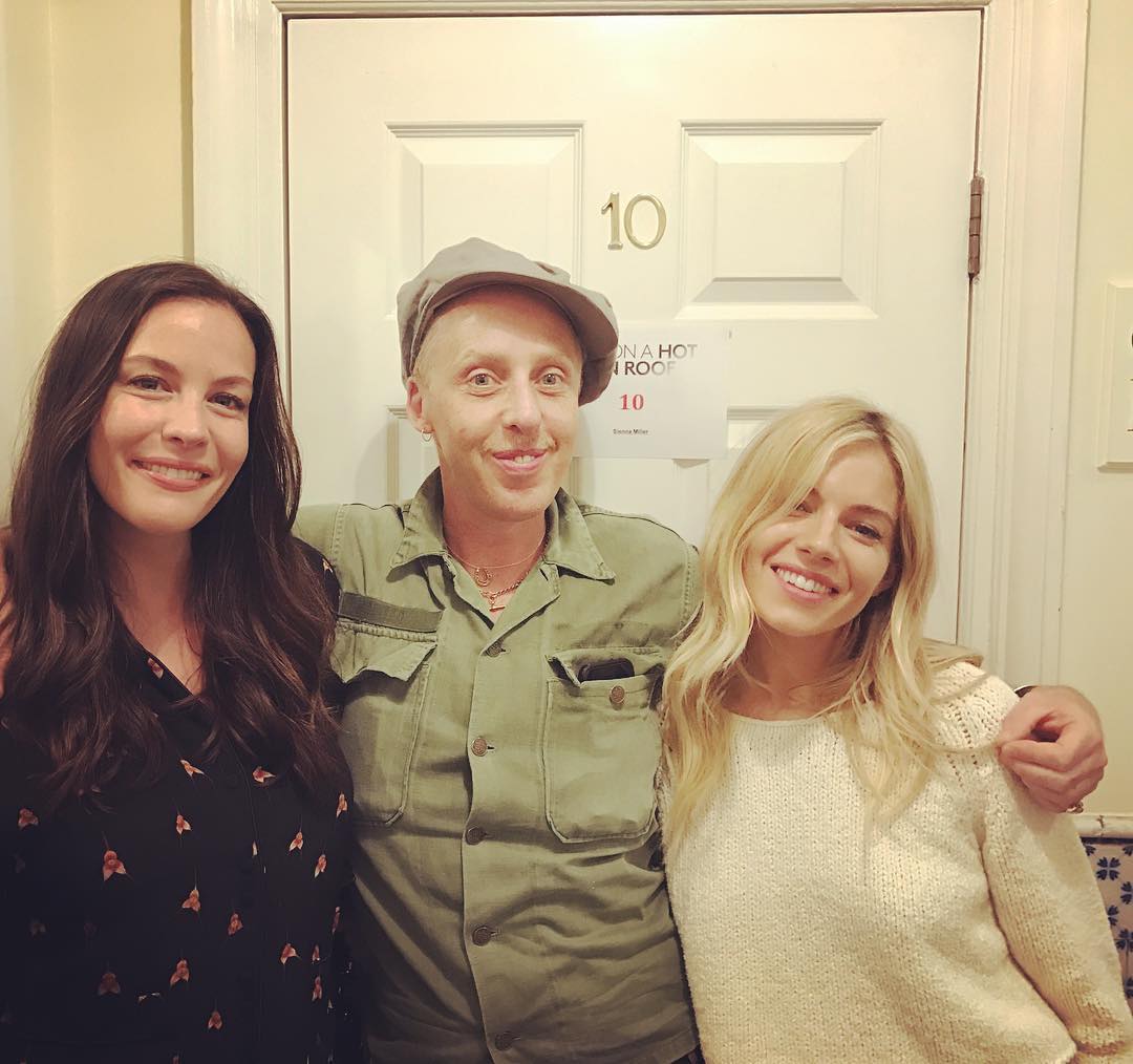with James Brown and Sienna Miller, from David Gardner's Instagram