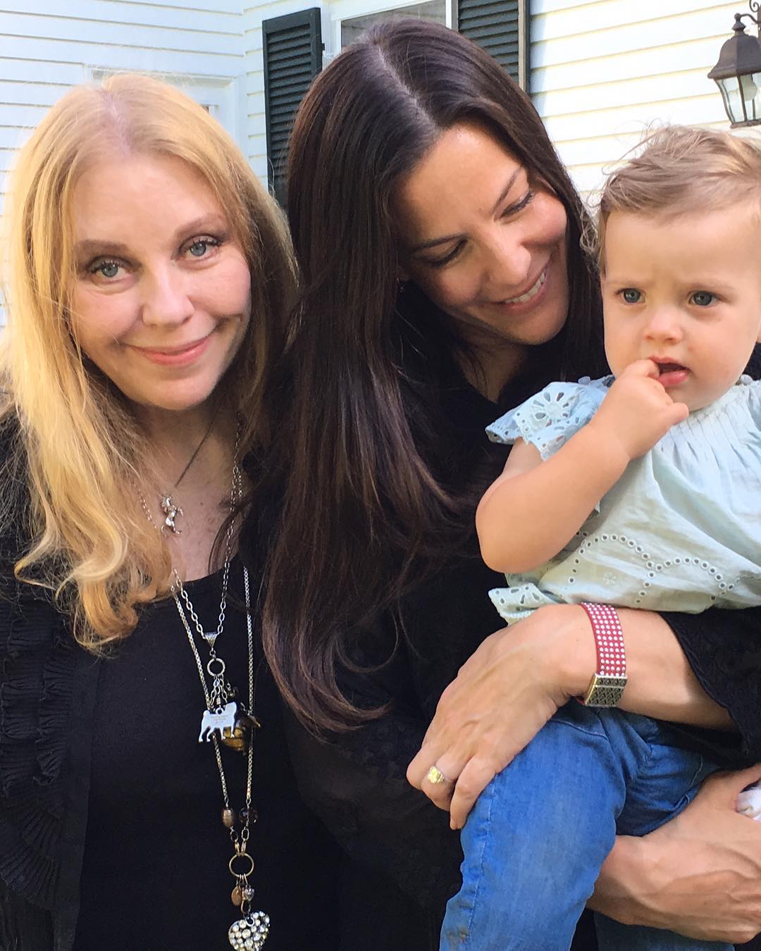 with mom Bebe Buell and Lula, from Bebe Buell's Instagram