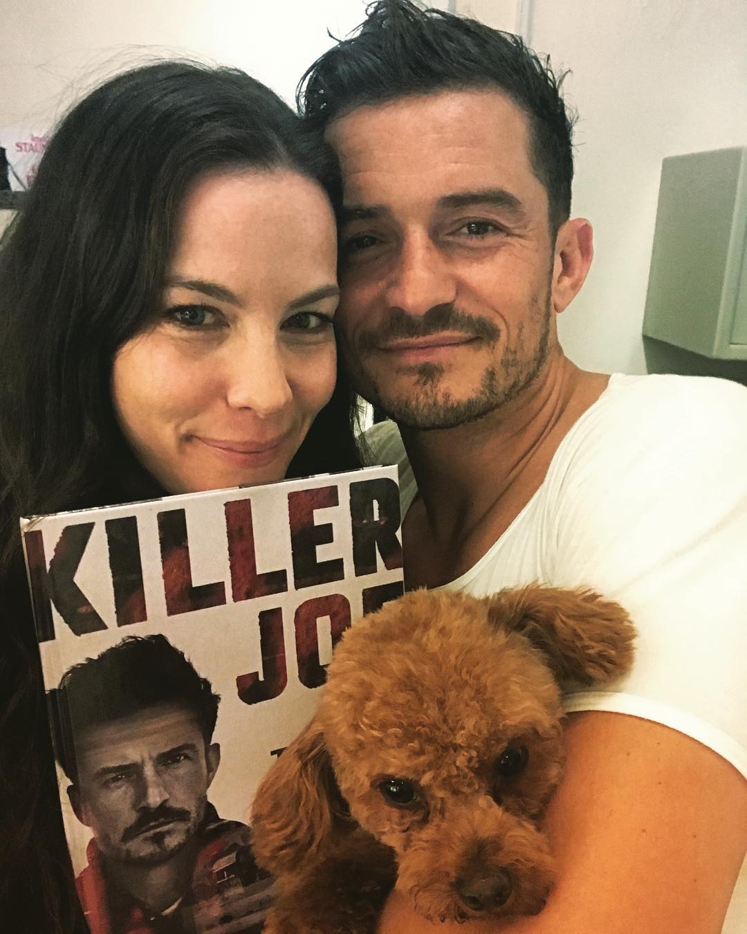 with Orlando Bloom and Mighty, from Orlando Bloom's Instagram