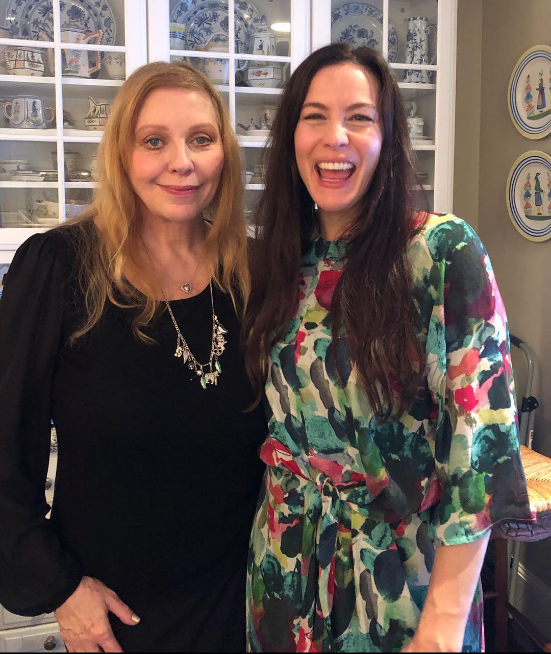 with mom Bebe Buell, from Bebe Buell's Instagram