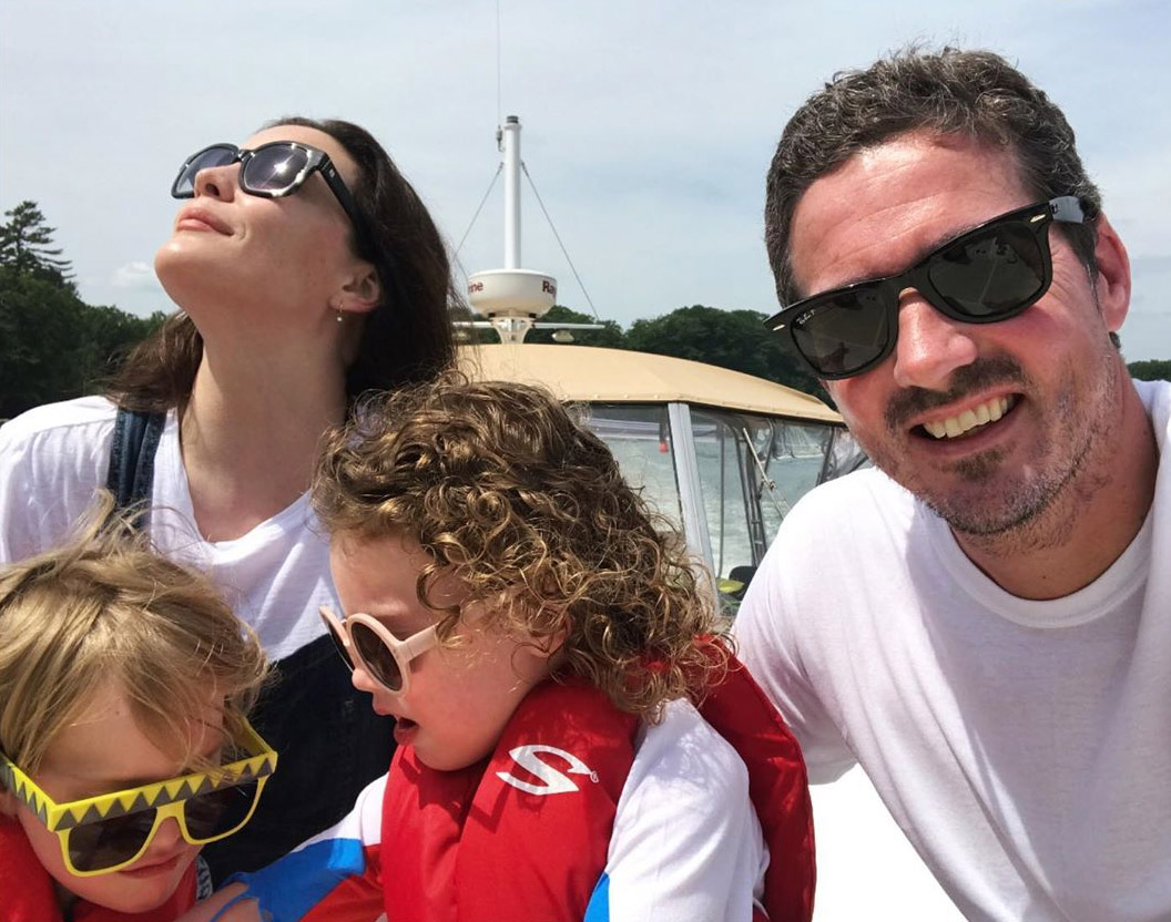 with Sailor, Lula and David, from Liv's Instagram