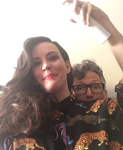 "Thank you sharper @dansharpnyc for making all my big hair dreams come true !!!!!!!"