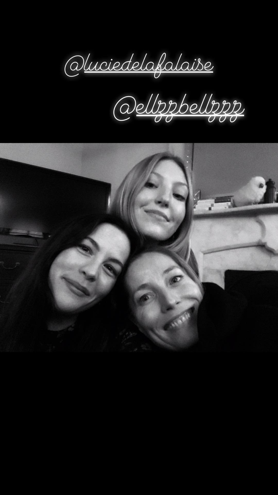 with Lucie de la Falaise and Ella Richards
