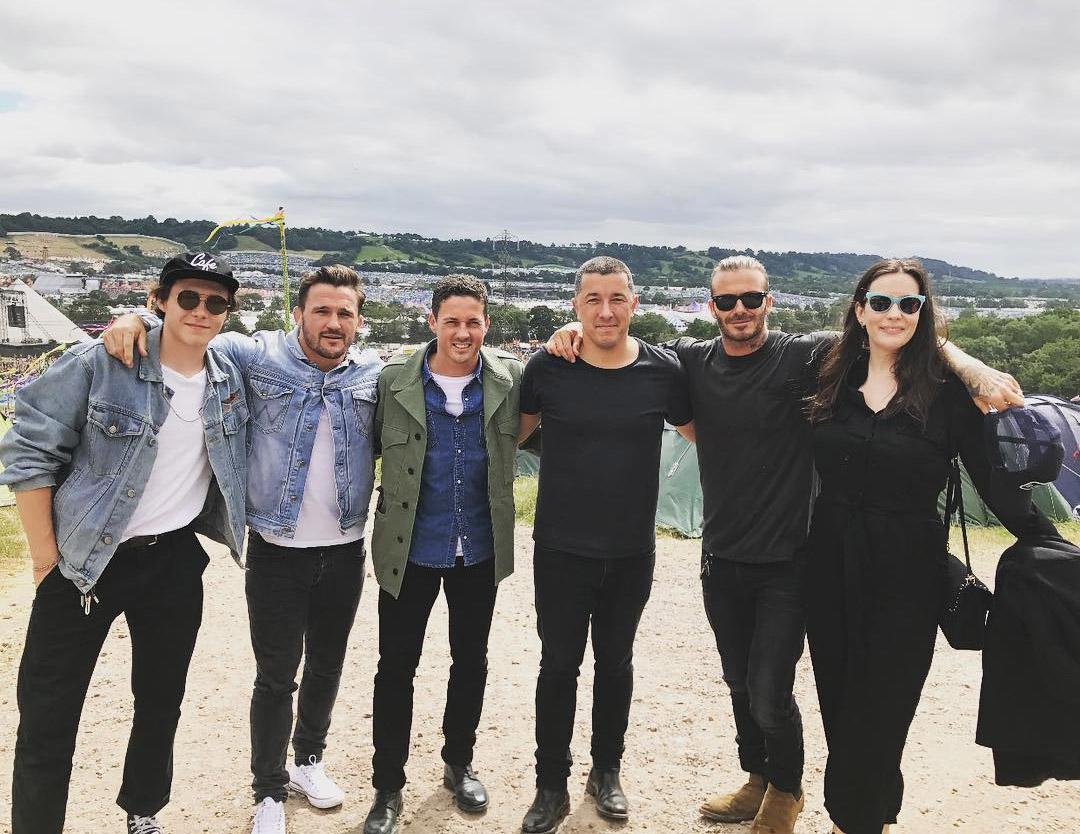"Glastonbury Squad", from David Gardner's Instagram