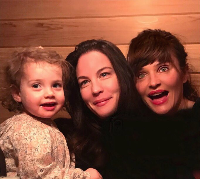 with Lula Rose and Helena Christensen, from Helena Christensen's Instagram