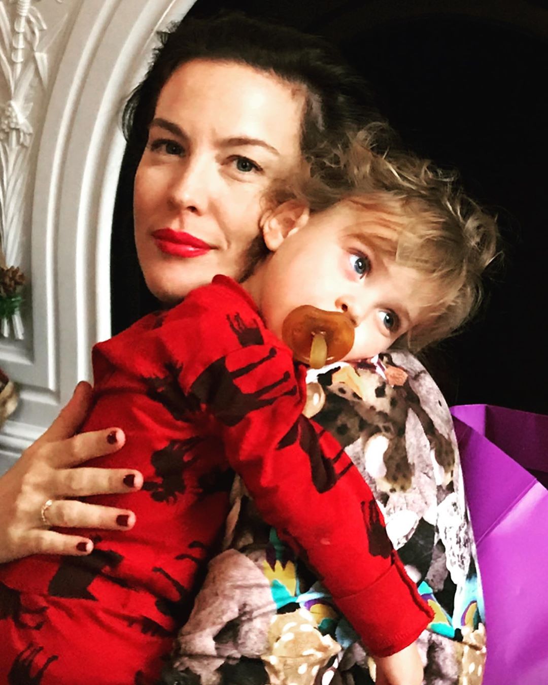 "Happy Mother's Day", with Lula Rose, from David Gardner's Instagram