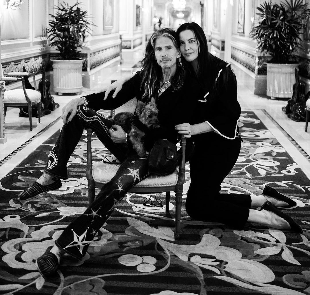 with dad Steven Tyler, from Katarina Benzova's Instagram