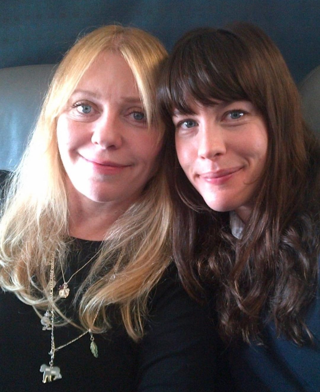 with mom Bebe Buell, from Bebe Buell's Instagram