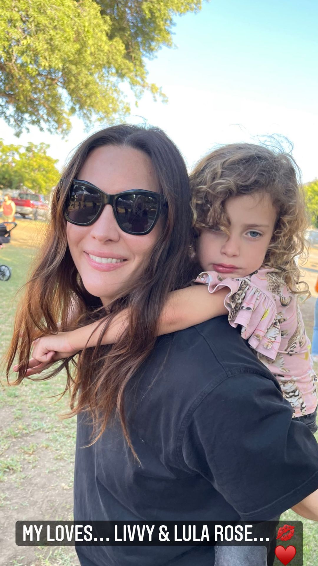 with Lula Rose, from Bebe Buell's Instagram