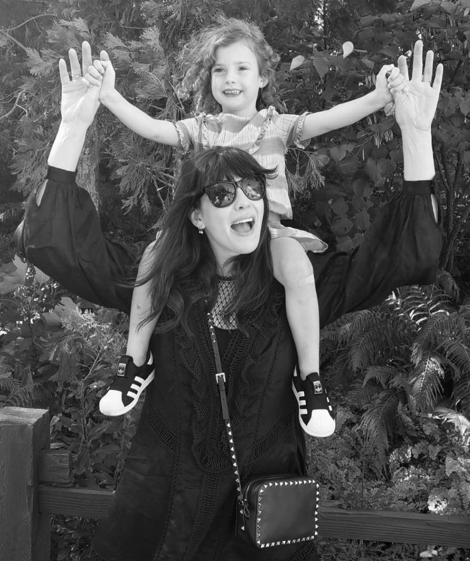 with Lula Rose, from David Gardner's Instagram