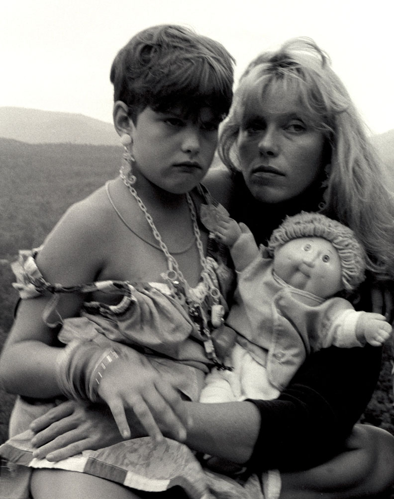 with mom- Bebe Buell
