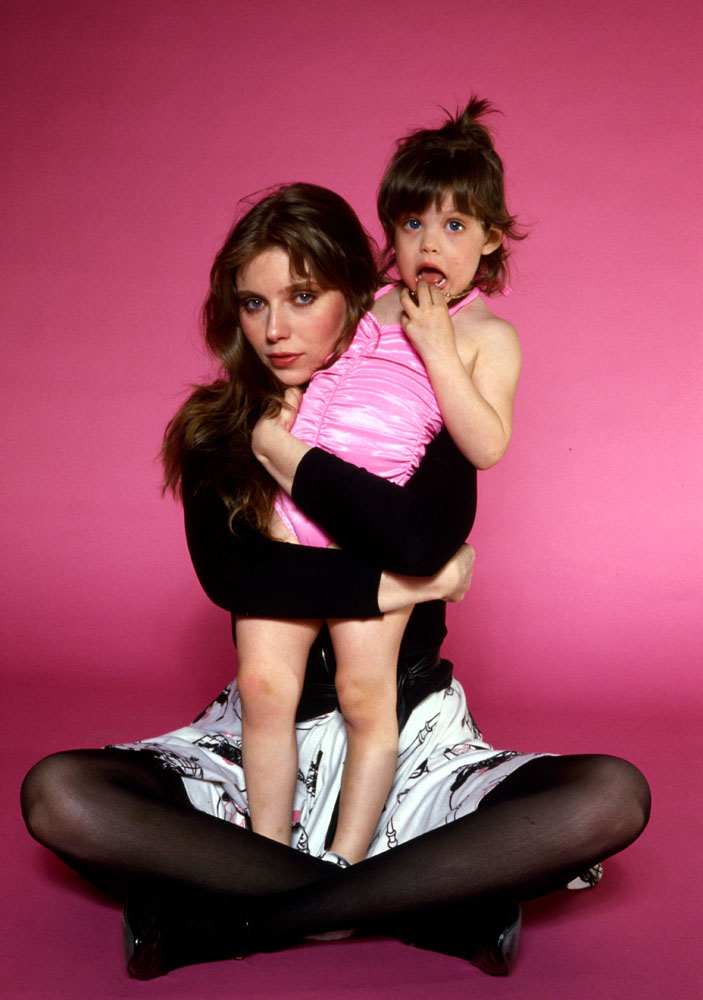 with mom - Bebe Buell