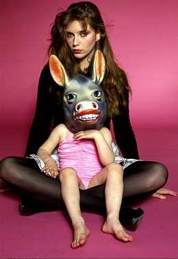 With mom - Bebe Buell