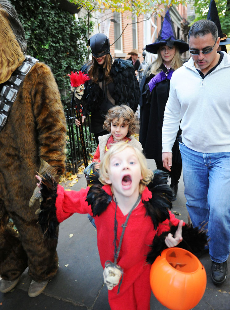 with Chewbacca aka Rene Lopez and his son