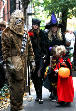 with Chewbacca aka Rene Lopez
