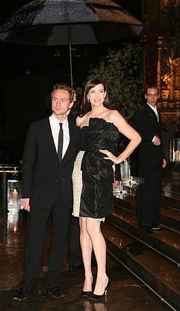 with husband - Royston Langdon