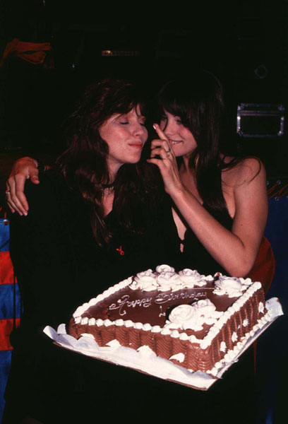 with mom - Bebe Buell
