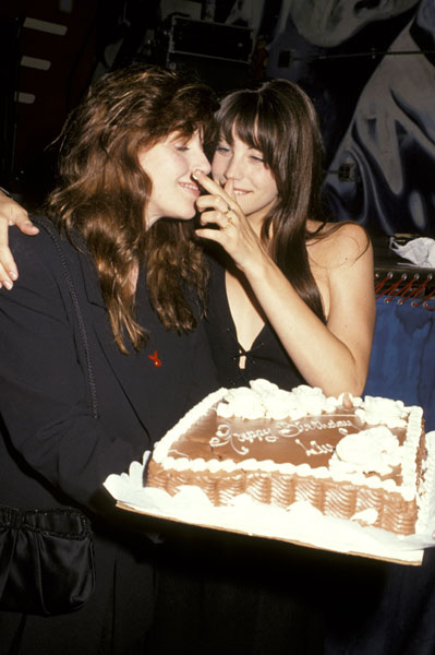 with mom - Bebe Buell
